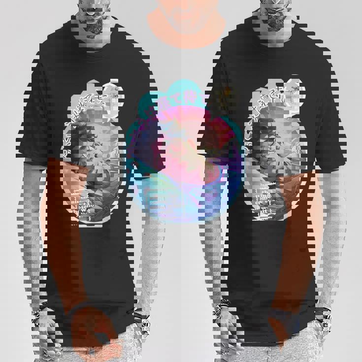 かとう寝て待て おもしろ ネタ ことわざのもじり ことわざ ギャグ ダジャレ 果報は寝て待て 笑える うけ狙い ユーモア Tシャツ 面白い贈り物