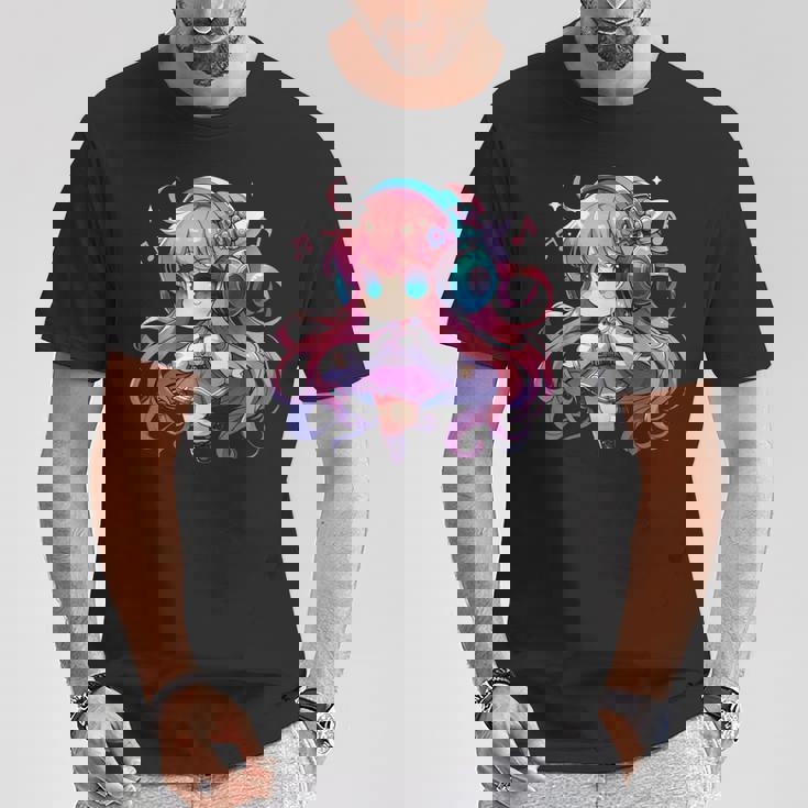 かわいい ちびアニメ 女の子 アニメ グッズ かわいい 日本の漫画ファン Tシャツ 面白い贈り物