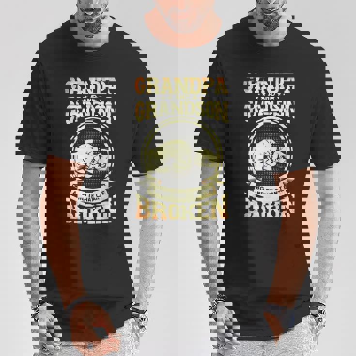 かわいいおじいちゃん 孫 おじいちゃんと孫 Tシャツ 面白い贈り物