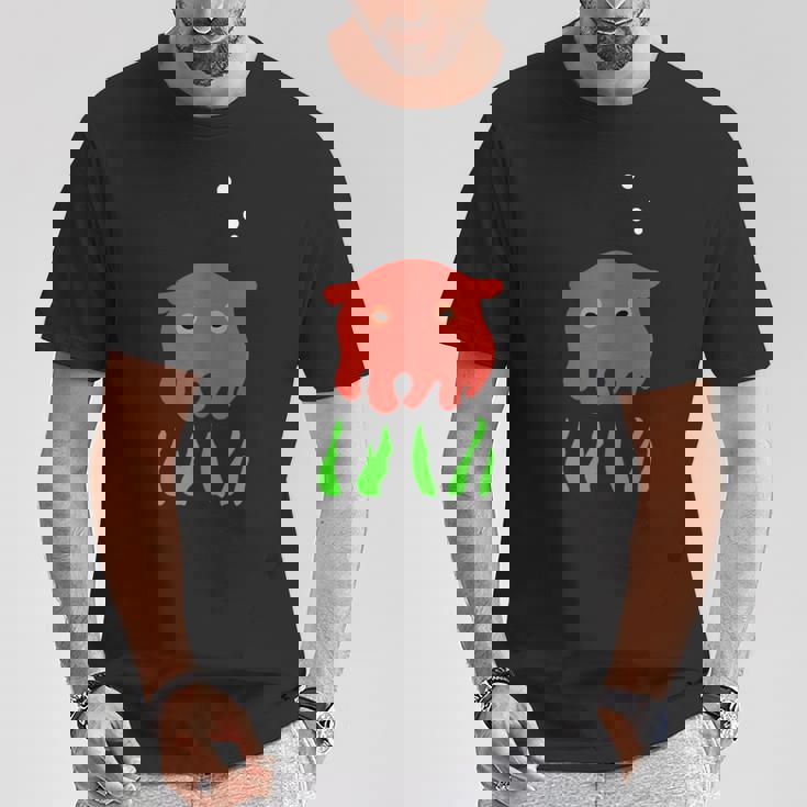 かわいいめんだこシーライフ Tシャツ 面白い贈り物