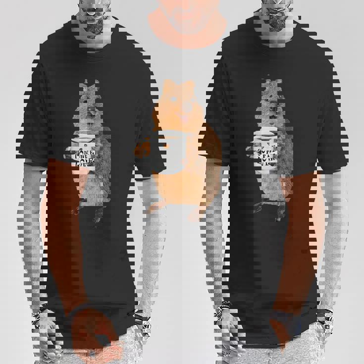 かわいいクオッカ コーヒーマグ ギフト Tシャツ 面白い贈り物