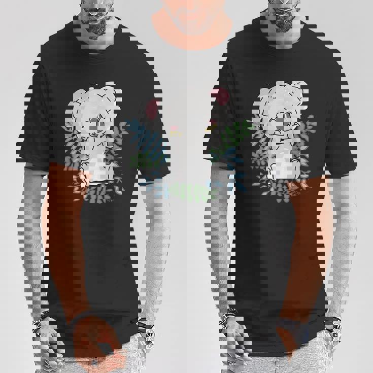 かわいいコアラの絵、オーストラリアのギフト Tシャツ 面白い贈り物