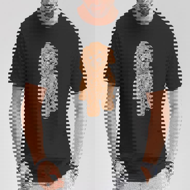 かわいいコッカプー 犬 イラスト コッカプー オーナー ラブ Tシャツ 面白い贈り物