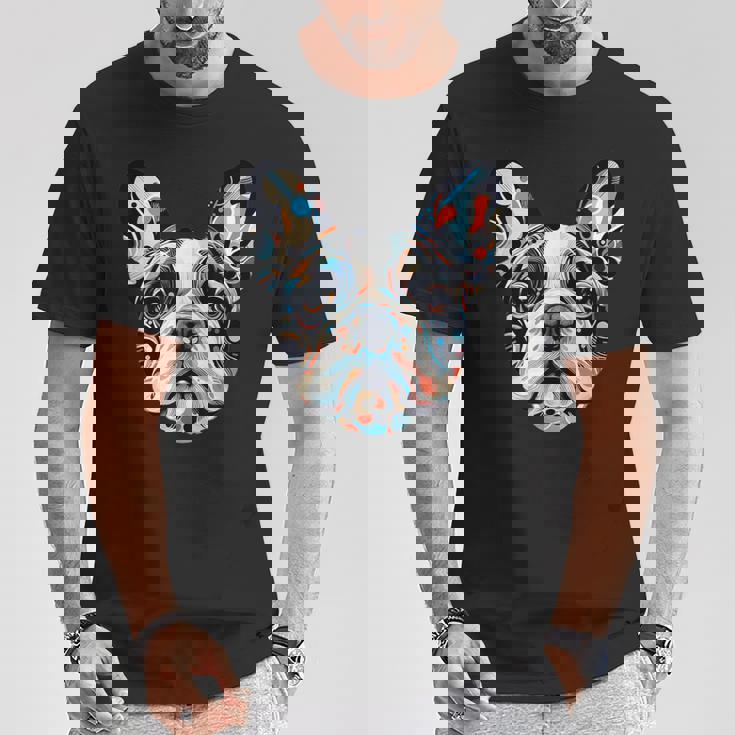 かわいいフレンチブルドッグ 子犬 犬 ラブ Tシャツ 面白い贈り物