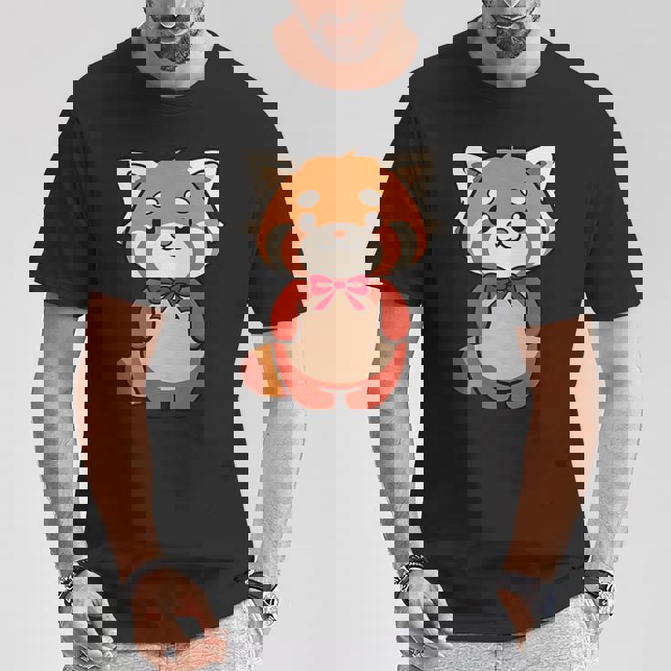 かわいいレッサーパンダ蝶ネクタイ かわいい動物園 日帰り旅行 男の子 女の子 キッズ Tシャツ 面白い贈り物