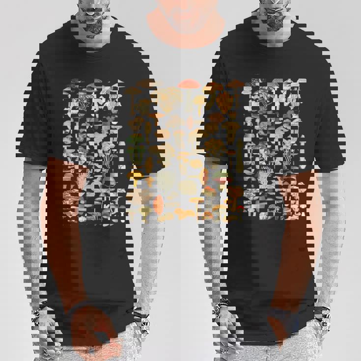 きのこシャツ菌類菌類採食きのこささやき Kinoko Koibito Gifuto Tシャツ 面白い贈り物