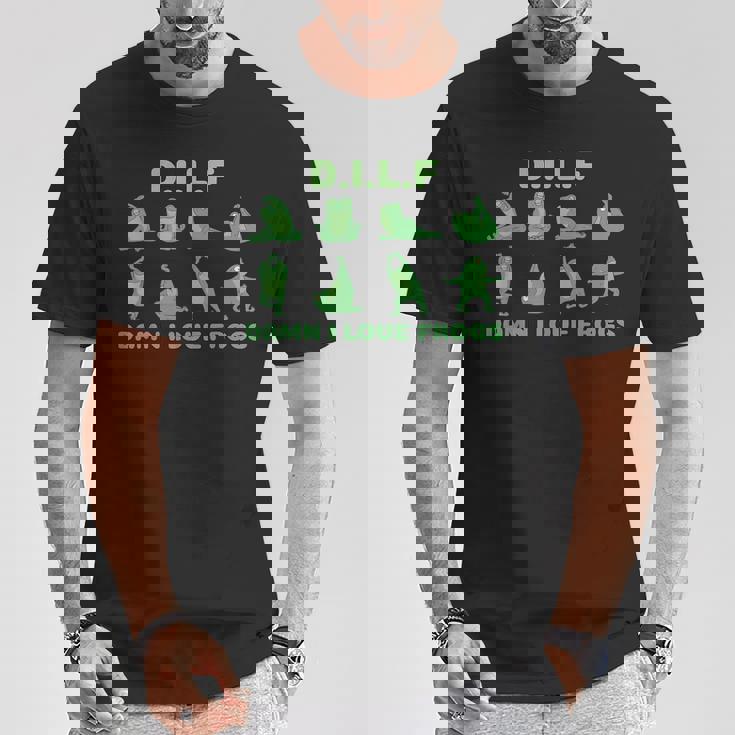 くそー私はカエルが大好きdILF Tシャツ 面白い贈り物