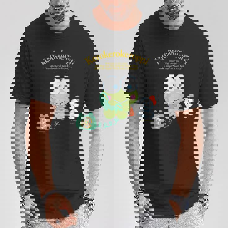 けろけろけろっぴ ハピネスマイルーム Tシャツ 面白い贈り物