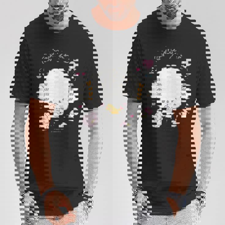 こぎみゅん Love 【バレンタインギフトにおすすめ！】 Tシャツ 面白い贈り物