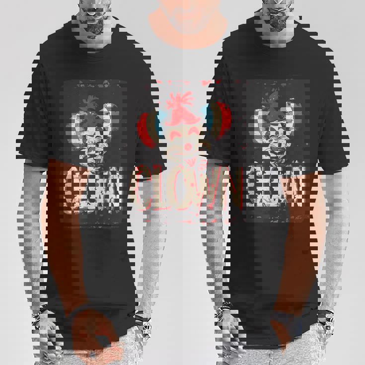 このクラシックなピエロコスチュームで楽しさを抱きしめましょう。 Tシャツ 面白い贈り物