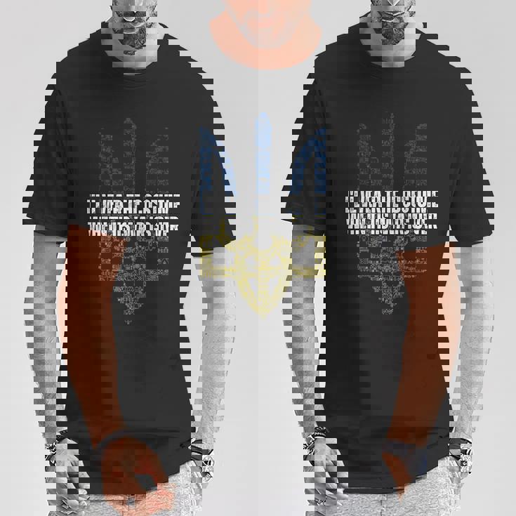 この戦争が終わったら衣装を着てやる Tシャツ 面白い贈り物