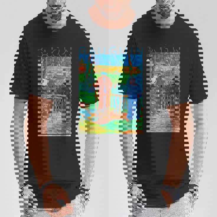 こんにちはゴーギャンさん Tシャツ 面白い贈り物