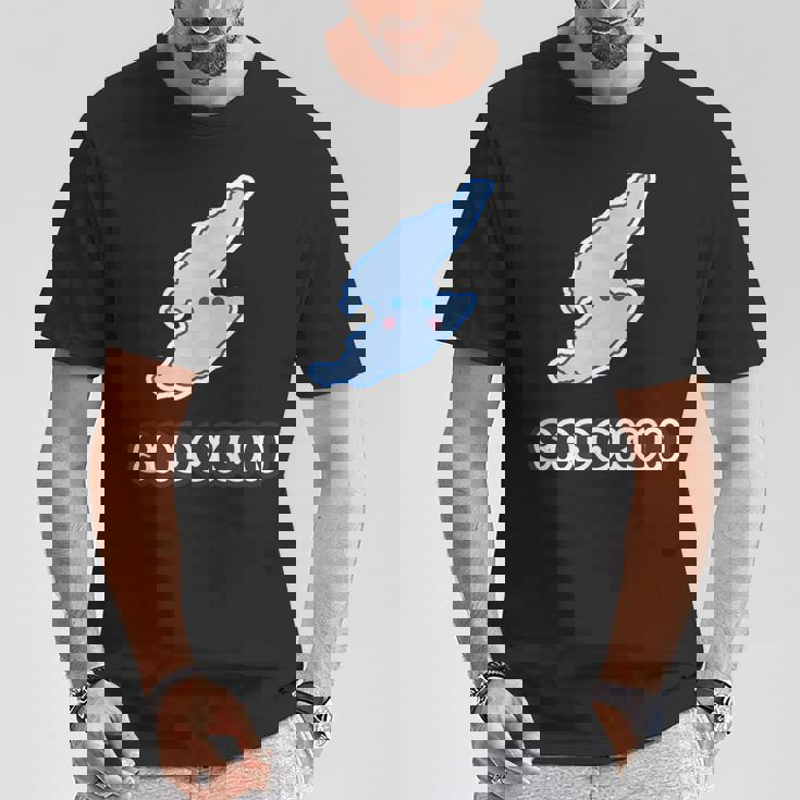 さどくんadokun 佐渡島【非公式 キャラクター】佐渡ヶ島 お土産かわいい 地図 面白 Tシャツ 面白い贈り物