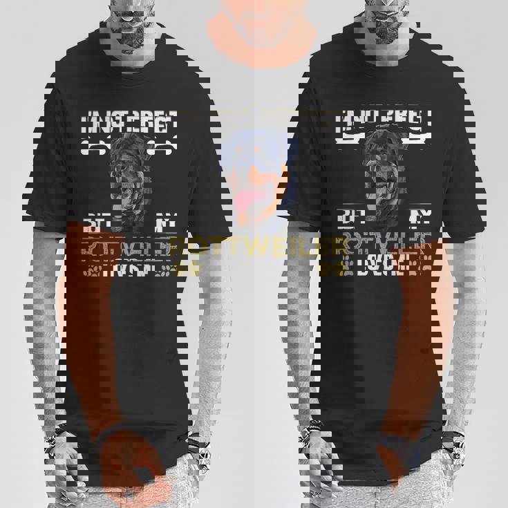 しかし、私のロットワイラーは私を愛している 犬の恋人 ロットワイラー Tシャツ 面白い贈り物