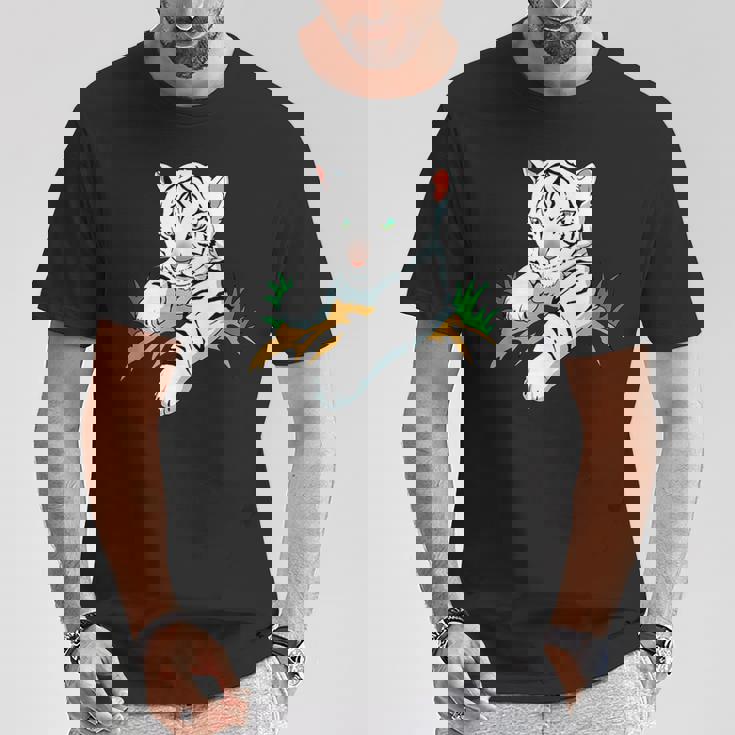 すごい白虎 Tシャツ 面白い贈り物