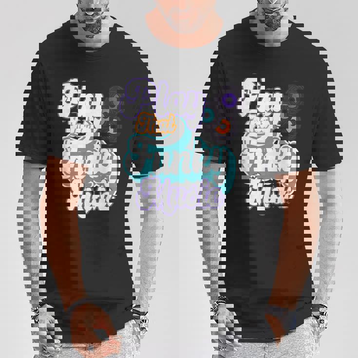 そのファンキーな音楽を再生 Tシャツ 面白い贈り物