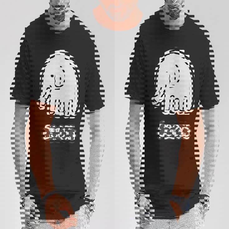 ぞうさん【Paoon】象【どうぶつフレンズ】かわいい 動物 キャラクター イラスト Tシャツ 面白い贈り物