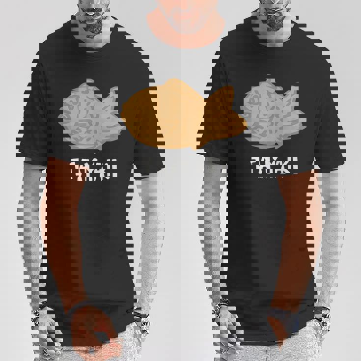 たい焼き 鯛焼き タイヤキ イラスト 和菓子 かわいい 簡単 おもしろ Tシャツ 面白い贈り物