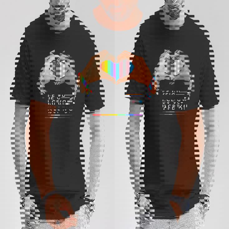 なるほど、愛してる、受け入れるよ、Lgbtqの味方プライド Tシャツ 面白い贈り物