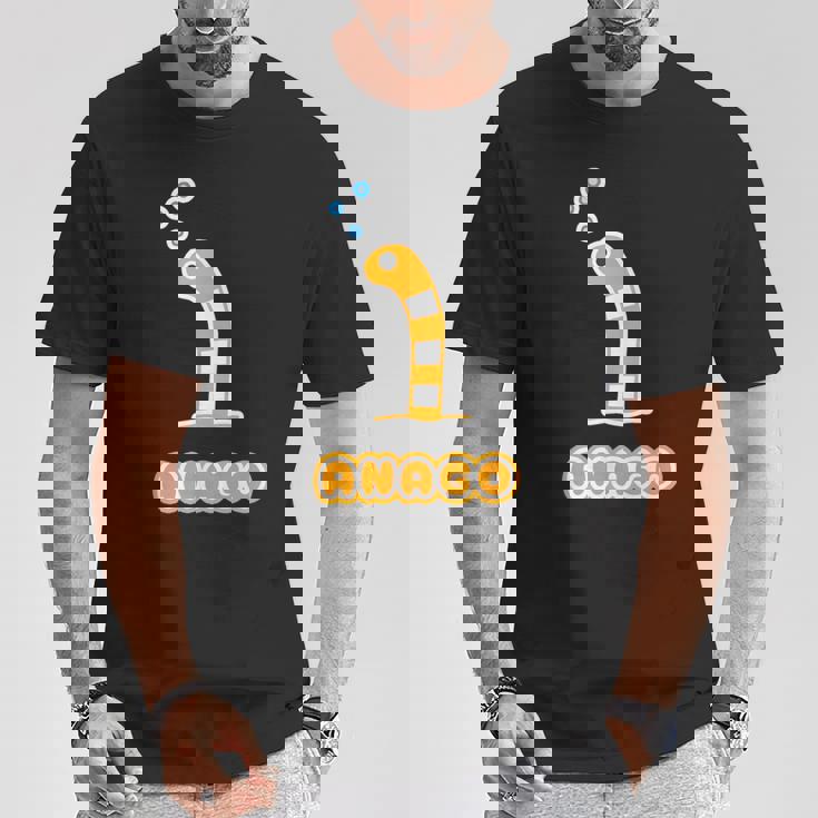 にしきあなご《Anago》【どうぶつフレンズ】水族館 ゆるくて かわいい 面白 動物 イラスト Tシャツ 面白い贈り物