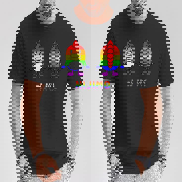 にじモ Tシャツ 面白い贈り物