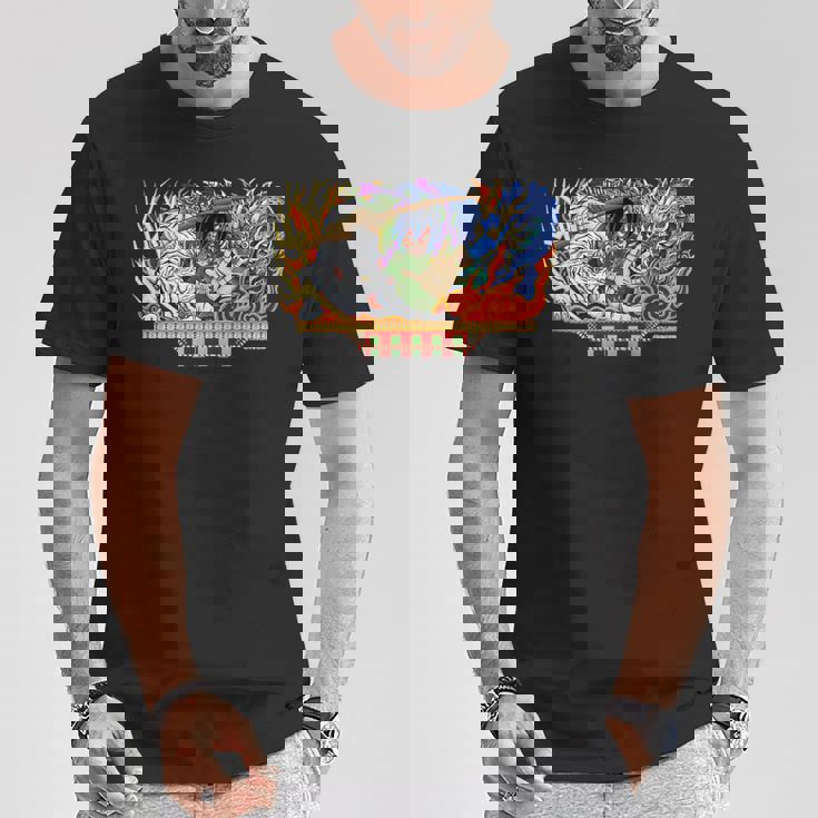 ねぶたデザイン タイガ Tシャツ 面白い贈り物