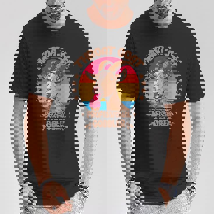 のどヤギ プロフェッショナル ゴブラ 不適切な大人のユーモア Tシャツ 面白い贈り物