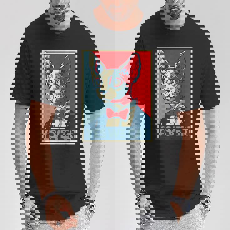 はい、私たちは面白い猫を社長として猫好きの猫好きの猫ルール面白い Tシャツ 面白い贈り物