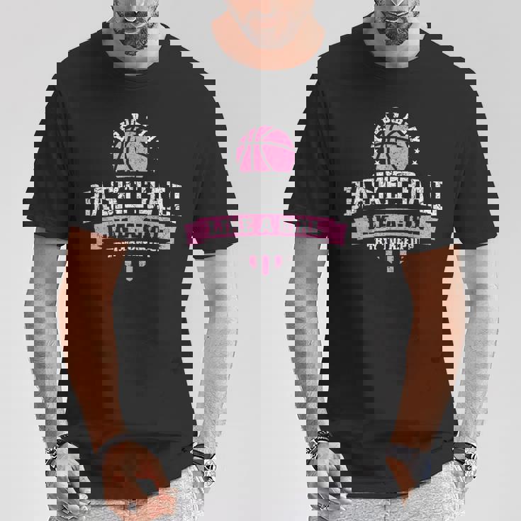 はい、私は女の子のようにバスケットボールをします Tシャツ 面白い贈り物