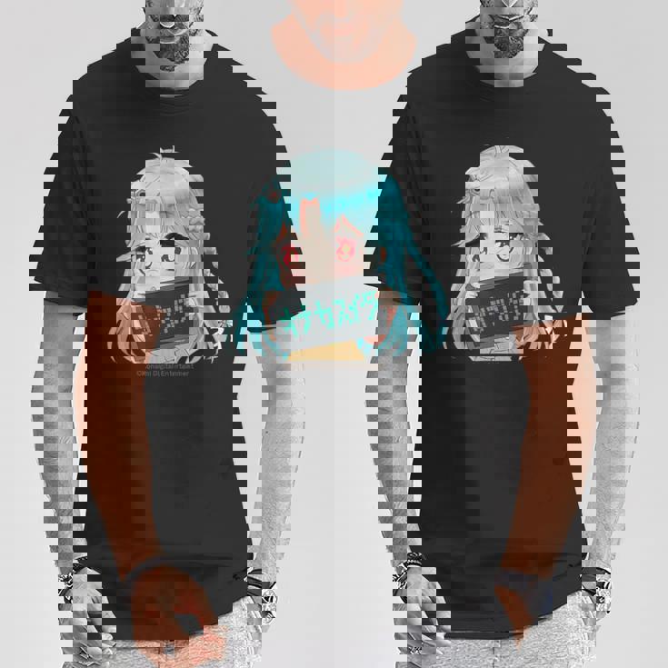 ひなビタスタンプ 心菜01「オナカスイタ」 Tシャツ 面白い贈り物