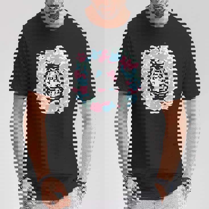 びーえするるる【Bsテレ東公式】カモフラージュ柄tシャツ（ブラック） Tシャツ 面白い贈り物