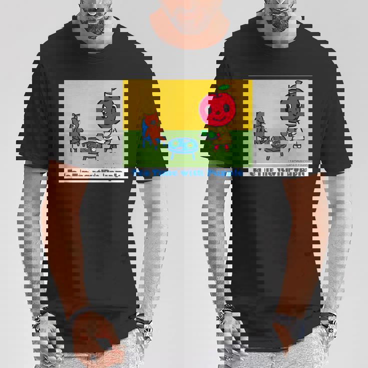 ぷっぷるとお茶会しよう！ Tシャツ 面白い贈り物