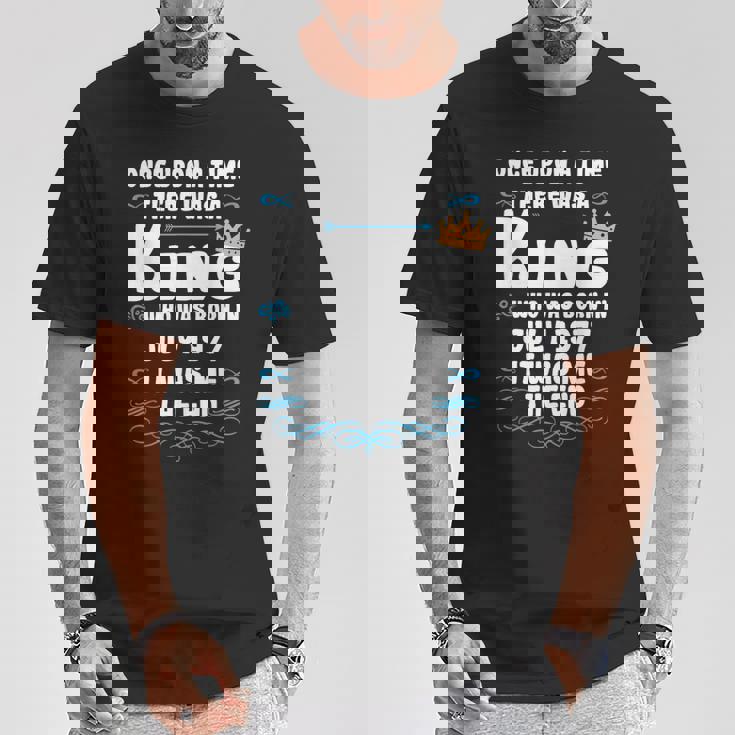 むかしむかし、王様がいました。1977年7月誕生日 Tシャツ 面白い贈り物