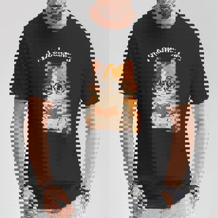 わがまま猫 ねこ 読書好き かわいい おもしろ マンガ Tシャツ 面白い贈り物