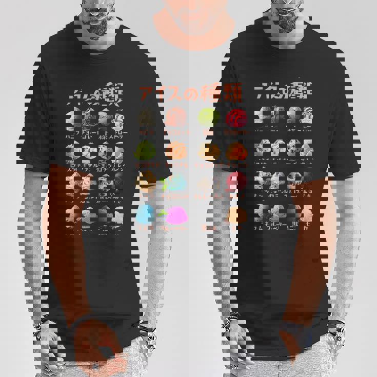 アイス 種類 面白いtシャツ おもしろ 食べ物 デザート メンズ 面白い 服 ネタ グッズ 文字tシャツ Tシャツ 面白い贈り物