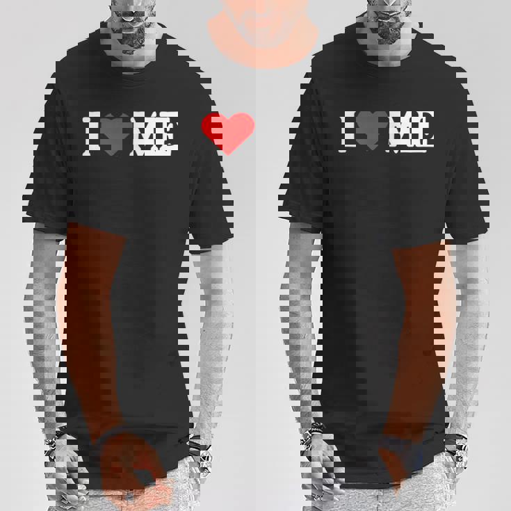 アイラブミー、アイロニックな皮肉のバレンタイン Tシャツ 面白い贈り物