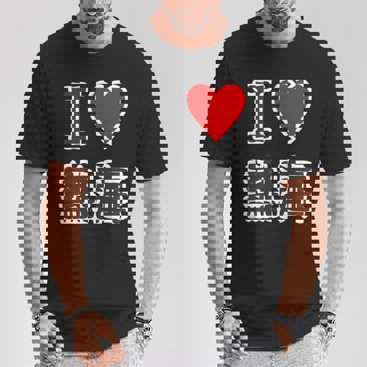 アイラブ・熱海（I Love ハート）【47都道府県・市区町村】ジモtティ 地元愛 お土産 グッズ 面白い Tシャツ 面白い贈り物