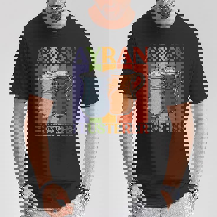 アイラン トルコ 食べ物 国のお土産 ヨーグルトドリンク 料理 Tシャツ 面白い贈り物