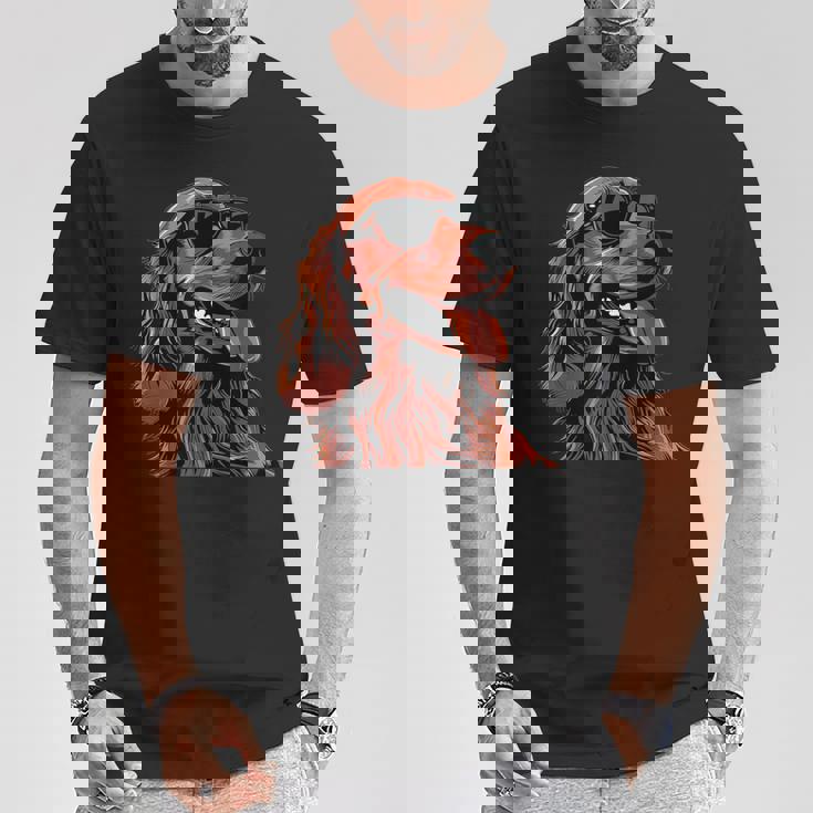 アイリッシュセッター犬種グラフィック。 Tシャツ 面白い贈り物