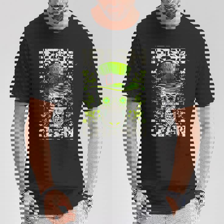 アイリッシュ・チャーム・シュガー・スカル・セント・パトリックス・デイ・アウトフィット Tシャツ 面白い贈り物