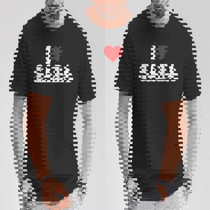 アイ・ラブ・サバ Tシャツ 面白い贈り物