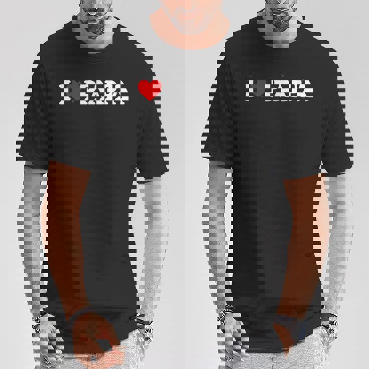 アイ・ラブ・パパ Tシャツ 面白い贈り物