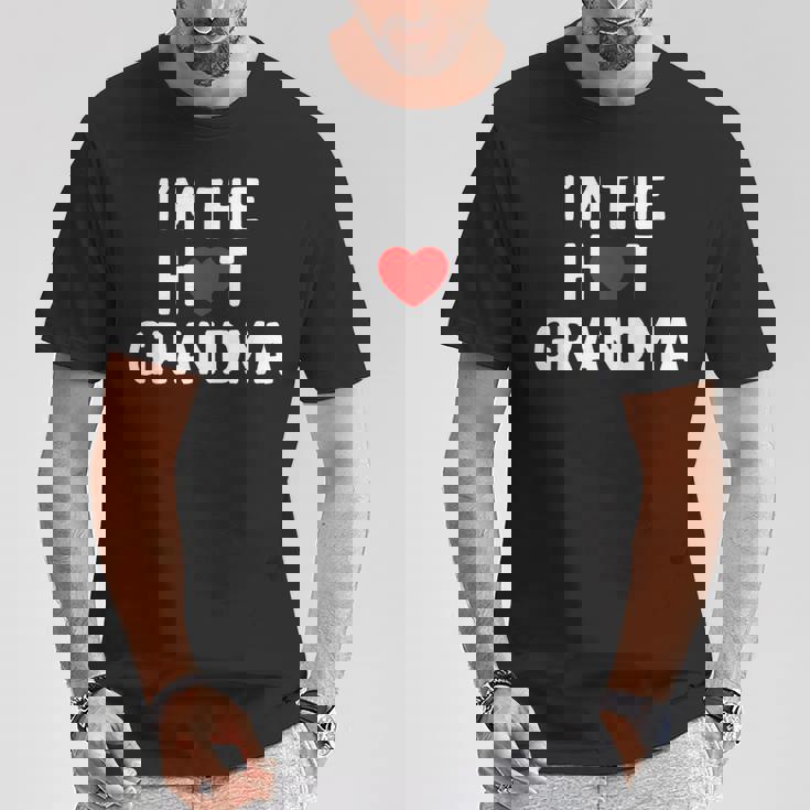 アイ・ラブ・ホット・グランマ-アイ・アム・ザ・ホット・グランマ Tシャツ 面白い贈り物