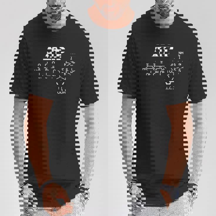 アデノシン三リン酸 Adenosine Triphosphate Atp 生物学 生化学 生物化学 科学 理科 有機化学 Tシャツ 面白い贈り物