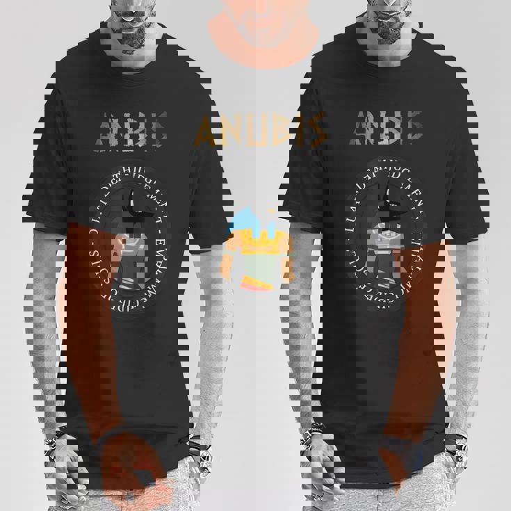 アヌビス 古代エジプトの神 エジプト神話 Tシャツ 面白い贈り物