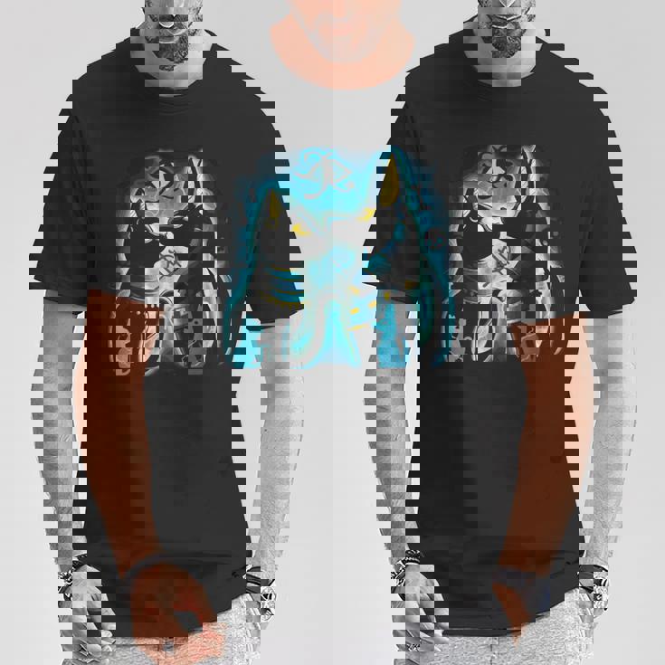 アヌビスとバステト 古代エジプトの死後の世界の神 Tシャツ 面白い贈り物