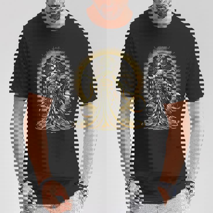 アマテラス 太陽の女神 神話 日本のアートデザイン Tシャツ 面白い贈り物