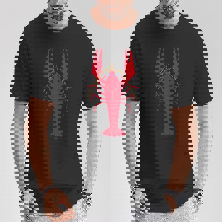 アメリカザリガニ_エビガニ_ザリガニ Tシャツ 面白い贈り物