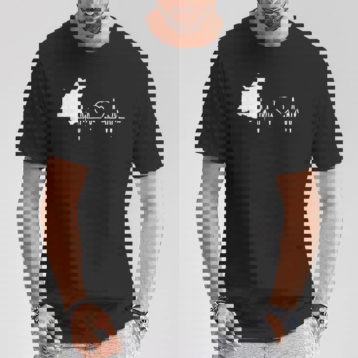 アメリカン・コッカー・スパニエル ハートビート Tシャツ 面白い贈り物