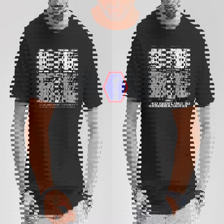 アメリカン・マローダー：第442連隊戦闘団ゴー・フォー・ブローク Tシャツ 面白い贈り物